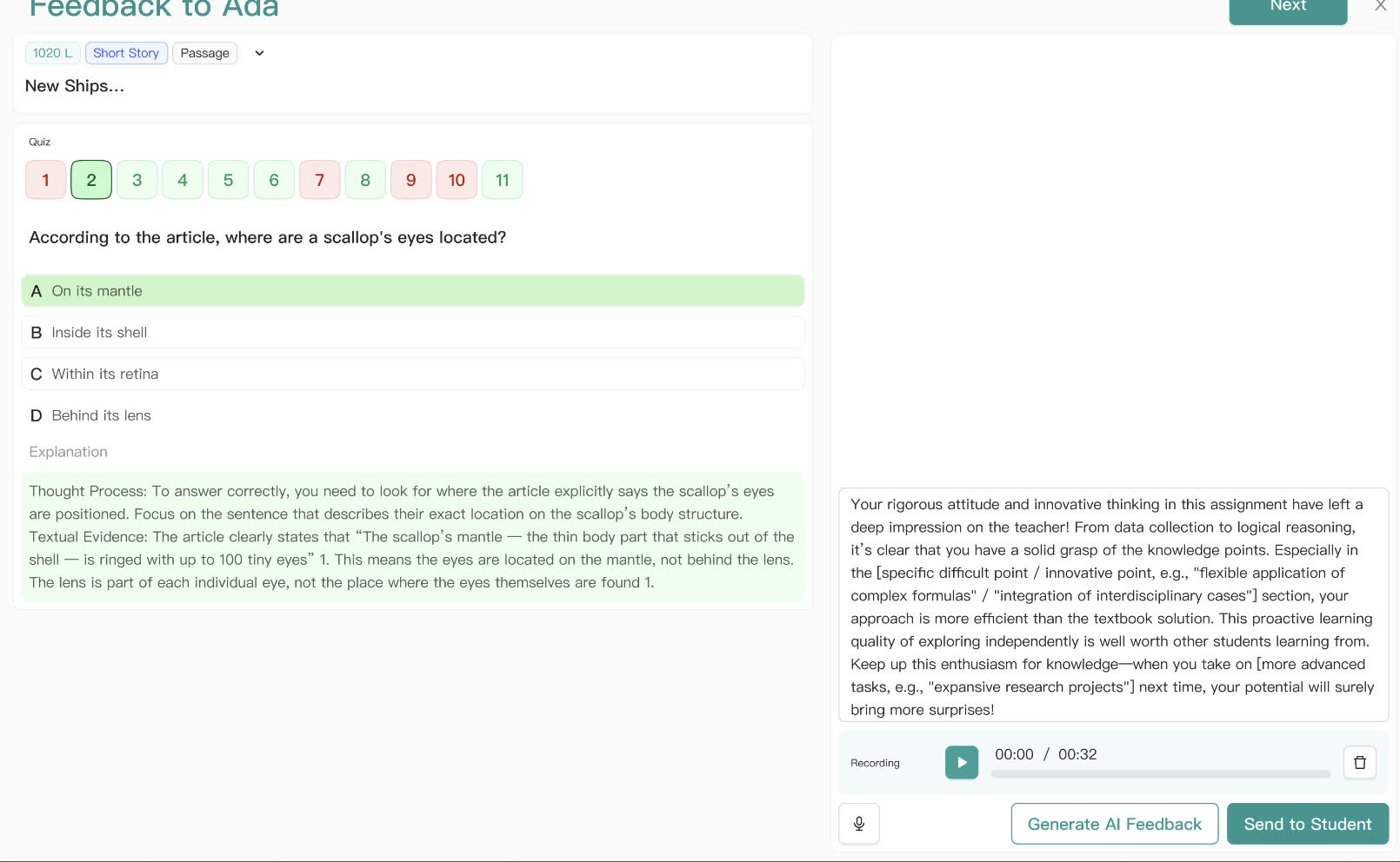 Teacher Dashboard